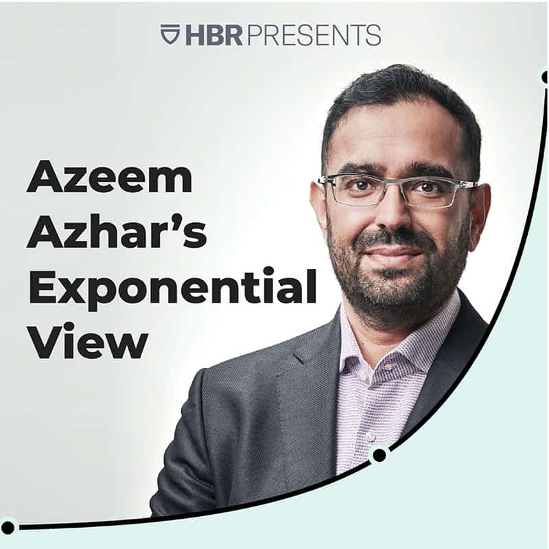 "Azeem Ashar's Exponential View" podcast cover image for episode "How Quantum Computing Will Change Everything"