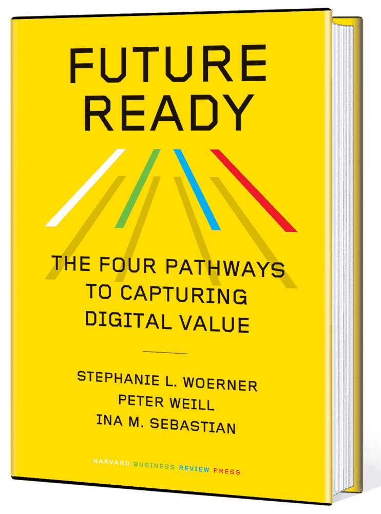 Mock-up of book "Future Ready"