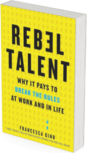 WST book tip; Rebel talent; Francesca Gino