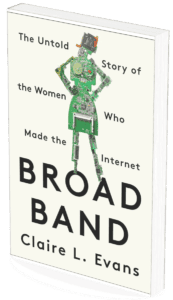 Book mock-up Broad Band by Claire Evans