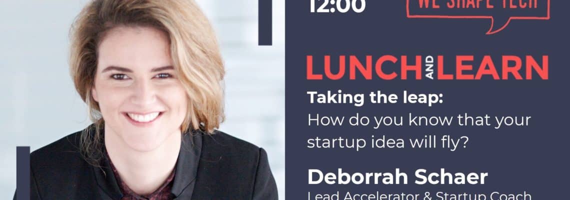 Cover picture of the event How do you know your start-up will fly by Deborrah Schär