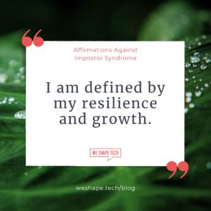 I am defined by my resilience and growth