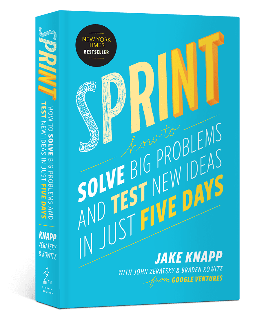 Cover image of the book "Sprint" by Jake Knapp