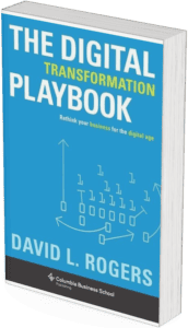 mock-up of "The Digital Transformation Playbook" by David L Rogers