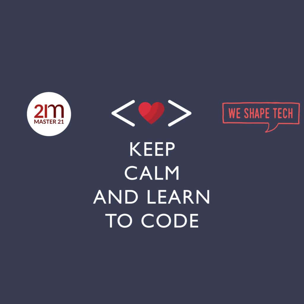 18 October Learn to Code with Master21.Academy @ WE SHAPE TECH during CodeWeekEU